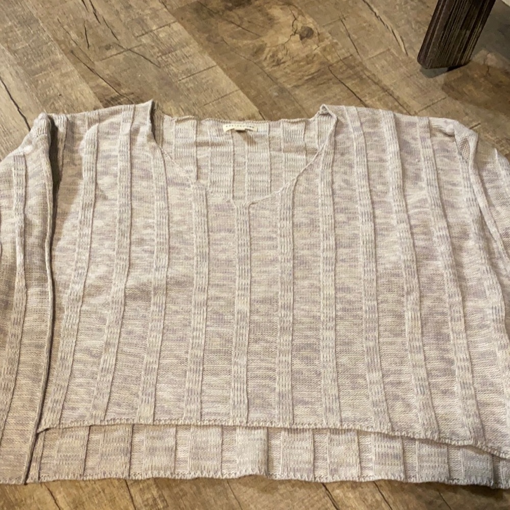 Cropped sweater from Earthbound, grey, size medium